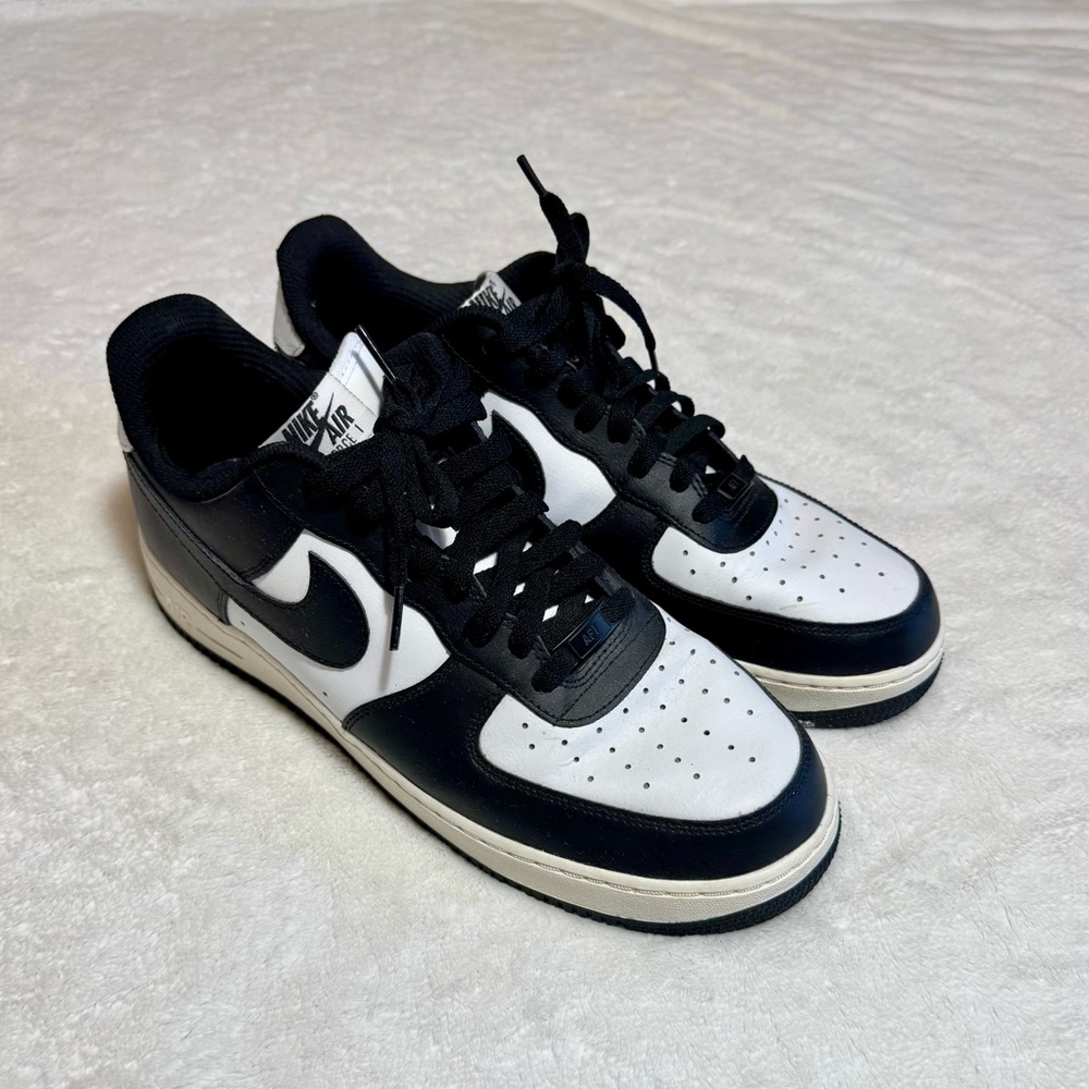 Nike Air Force 1 Black and White Low top Men's 11.5 Leather СТ7875-094